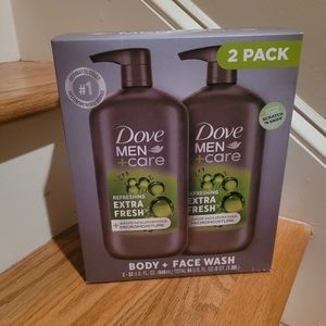 NEW Dove Men Care Extra Fresh Body & Face Wash 32 fl oz/Bottle